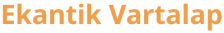 Ekantik Vartalap text Logo